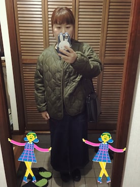 「アイテム（ブルゾン）」を使った、MAGOさん（レディース・156cm・30代）の春コーディネート