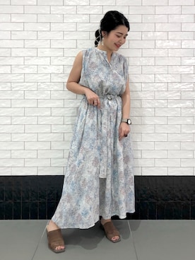 「BAYFLOW(BAYFLOW)」｜「アイテム（腕時計）」を使った、zooさん（レディース・153cm）の夏コーディネート