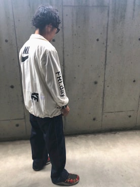 「SUPER THANKS（スーパーサンクス）のアイテム」を使った、yosukeさん（メンズ・168cm）の春コーディネート