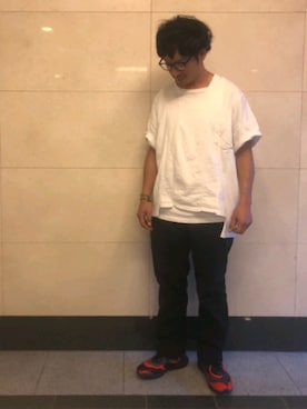 「ink（インク）のアイテム」を使った、yosukeさん（メンズ・168cm）の夏コーディネート