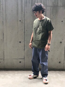 「Basis Broek Belgium（バージスブルック）のアイテム」を使った、yosukeさん（メンズ・168cm）の夏コーディネート