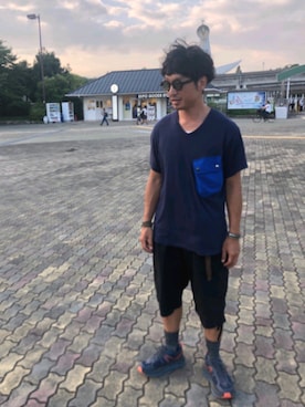 「ink（インク）のアイテム」を使った、yosukeさん（メンズ・168cm）の夏コーディネート