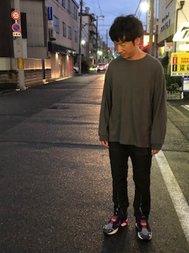 「YSTRDY's TMRRW（イエスタデイズトゥモロー）のアイテム（パンツ）」を使った、yosukeさん（メンズ・168cm）の夏コーディネート