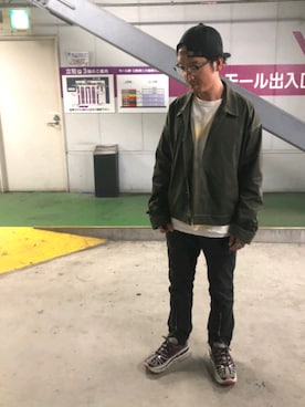 「SASQUATCHfabrix.（サスクワァッチファブリックス）のアイテム」を使った、yosukeさん（メンズ・168cm）の秋コーディネート