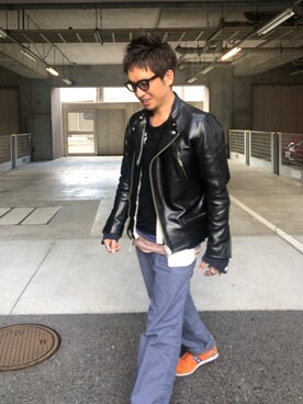 yosuke｜Name.のライダースジャケットを使ったコーディネート - WEAR