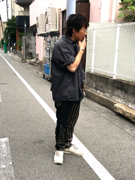 「ink（インク）のアイテム（パンツ）」を使った、yosukeさん（メンズ・168cm）の夏コーディネート