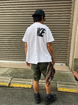 「ink（インク）のアイテム（パンツ）」を使った、yosukeさん（メンズ・168cm）の夏コーディネート