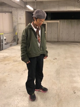 「R.M GANG（アールエムギャングレベルモダニストギャング）のアイテム」を使った、yosukeさん（メンズ・168cm）の春コーディネート