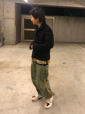 「YSTRDY's TMRRW（イエスタデイズトゥモロー）のアイテム（シャツ/ブラウス）」を使った、yosukeさん（メンズ・168cm）の冬コーディネート