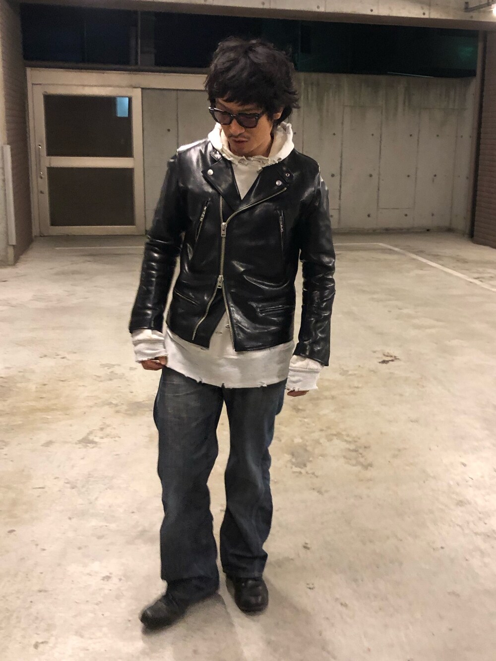 yosuke｜Name.のライダースジャケットを使ったコーディネート - WEAR