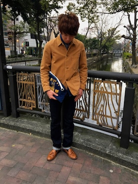 「アイテム（カバーオール）」を使った、tatsumiさん（メンズ・179cm・10代）の春コーディネート