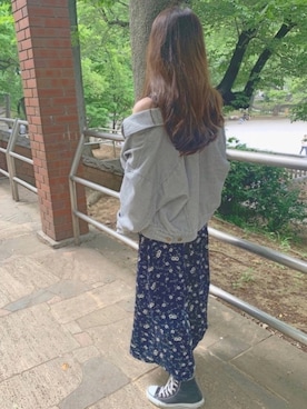 「CONVERSE（コンバース）のconverse コンバース ALL STAR HI オールスター ハイ 3206 BLACK(US)（スニーカー）」を使った、E R I  *さん（レディース・150cm）の春コーディネート
