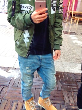 N村さん（メンズ・166cm）の冬コーディネート