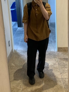 「INES DE LA FRESSANGE×UNIQLO」｜🙂さん（レディース・147cm）の夏コーディネート