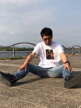 「ANOTHER（アナザー）のアイテム」を使った、エイジさん（メンズ・174cm）の春コーディネート