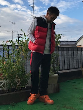 THE NORTH FACE ダウンベスト 赤黒 ノースフェイス THE NORTH FACE 正規品 メンズ ダウンベスト