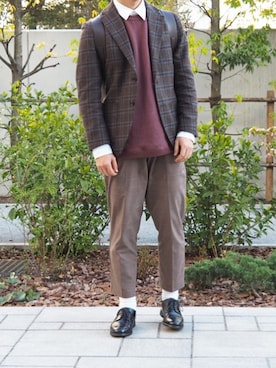 「osharewalker（オシャレウォーカー）のアイテム（バッグ）」を使った、Nagomi-keさん（メンズ・171cm）の春コーディネート