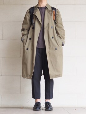 「Dr. Martens（ドクターマーチン）のDR.MARTENS / ドクターマーチン : WINGTIP BROGUE #（ドレスシューズ）」を使った、Nagomi-keさん（メンズ・171cm）の秋コーディネート