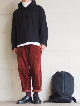 「Dr. Martens（ドクターマーチン）のDR.MARTENS / ドクターマーチン : WINGTIP BROGUE #（ドレスシューズ）」を使った、Nagomi-keさん（メンズ・171cm）の秋コーディネート