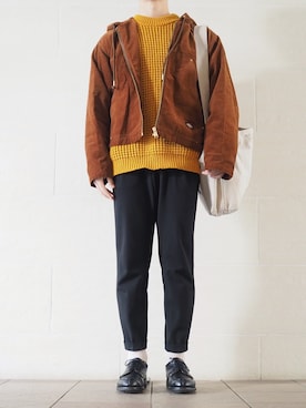 「Dickies（ディッキーズ）のアイテム（ブルゾン）」を使った、Nagomi-keさん（メンズ・171cm）の春コーディネート