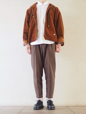 「Dickies（ディッキーズ）のアイテム（ブルゾン）」を使った、Nagomi-keさん（メンズ・171cm）の春コーディネート