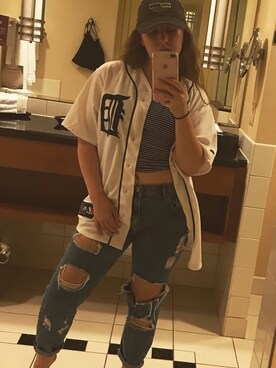 baddie baseball jersey outfit