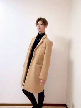 「SEVENDAYS=SUNDAY（セブンデイズサンデイ）のアイテム（ダウンジャケット/コート）」を使った、ふみやさん（メンズ・183cm）の冬コーディネート