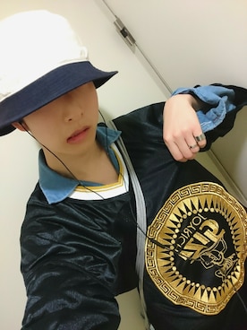 「JOYRICH」｜「アイテム（帽子）」を使った、souさん（メンズ・178cm）の夏コーディネート
