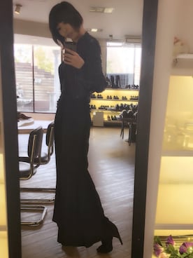 「アイテム（ブーティ）」を使った、kari kitayamaさん（レディース・160cm・30代）の春コーディネート