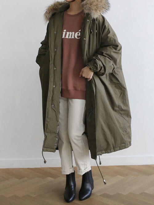 Maisondeboney モッズコートを使ったコーディネート Wear