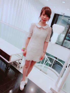 「Chuu」｜「アイテム（ワンピース/ドレス）」を使った、ウイニー☆さん（レディース・158cm）の春コーディネート