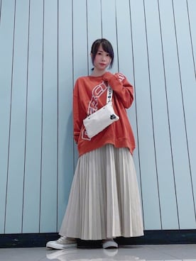 「mercibeaucoup,（メルシーボークー）のアイテム（アクセサリー）」を使った、ウイニー☆さん（レディース・158cm）の春コーディネート