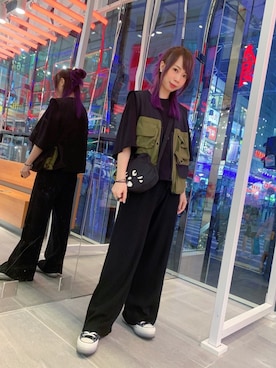 「にゃー」｜「アイテム（ジャケット/アウター）」を使った、ウイニー☆さん（レディース・158cm）の春コーディネート