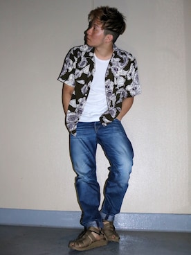 しんプル男さん（メンズ・174cm）の春コーディネート