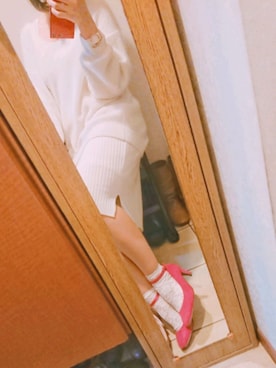 「EDIT COLOGNE（エディットコロン）のアイテム（トップス）」を使った、色見さん（レディース・157cm）の春コーディネート