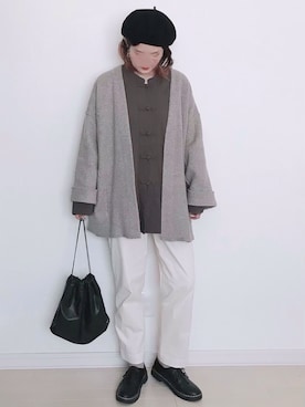 UMiSatoさん（レディース・163cm）の冬コーディネート