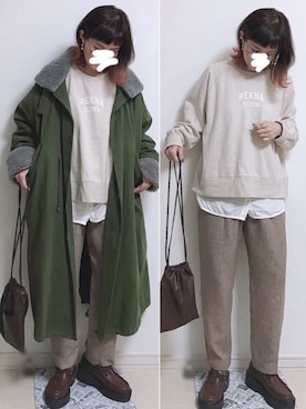 UMiSatoさん（レディース・163cm）の冬コーディネート