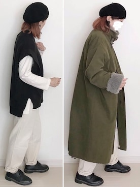 UMiSatoさん（レディース・163cm）の冬コーディネート