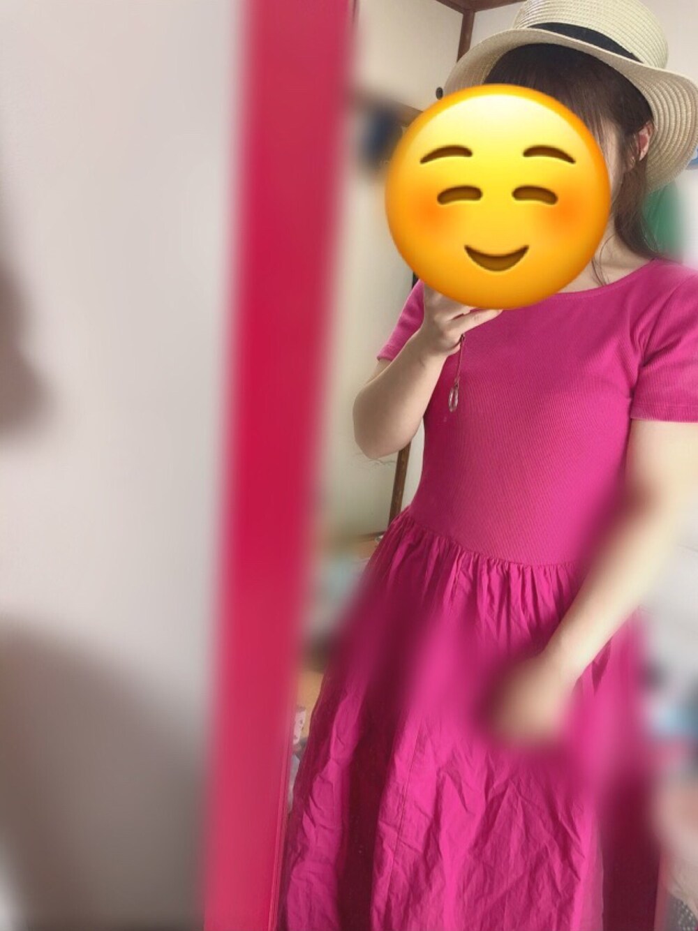 「カンカン帽」｜「、のアイテム（帽子、ベージュ系）」を使った、アラレちゃんさん（レディース・145cm）の夏コーディネートの1枚目の写真