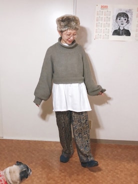 kinokonokoさん（レディース・152cm）の冬コーディネート