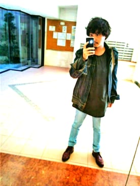 「Heritage stone（ヘリテイジストーン）のアイテム」を使った、KENGOさん（メンズ・170cm）の秋コーディネート