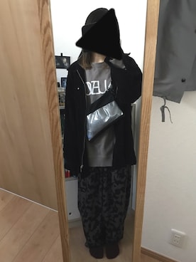 「PARADOX（パラドックス）のアイテム（パンツ）」を使った、mushiさん（レディース・153cm）の秋コーディネート