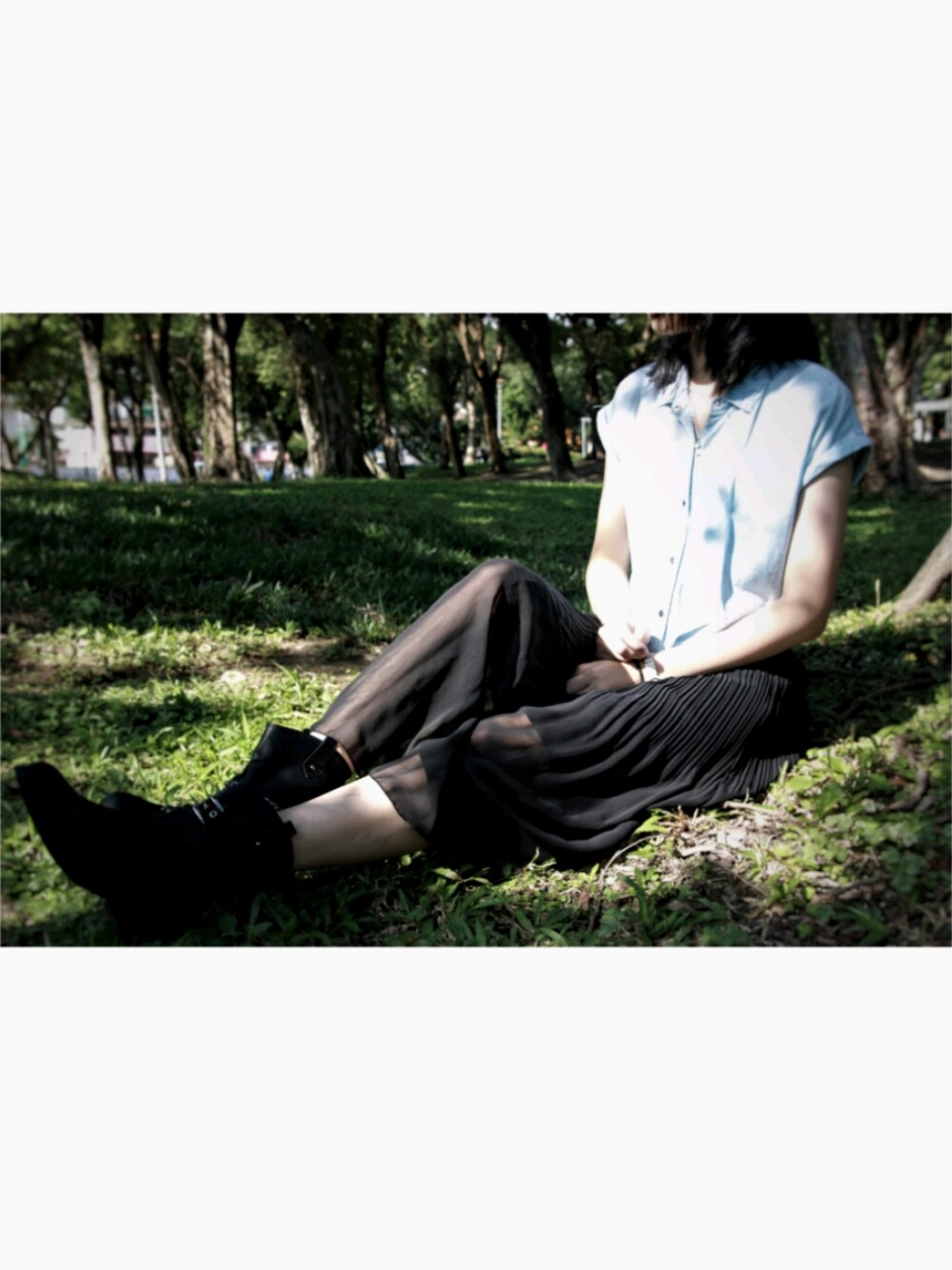 「black、park、boost」｜「no brandのアイテム（スカート、ブラック系）」を使った、takaocd1111さん（レディース・177cm）の冬コーディネートの1枚目の写真