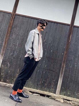「WEAR」｜「アイテム（ブルゾン）」を使った、のすけさん（メンズ・184cm）の春コーディネート