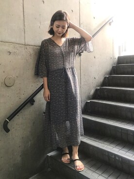 ちほさん（レディース・165cm）の夏コーディネート