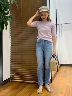 ちほさん（レディース・163cm）の夏コーディネート