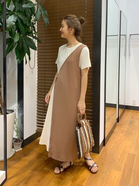 ちほさん（レディース・163cm）の夏コーディネート