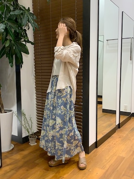 ちほさん（レディース・163cm）の夏コーディネート