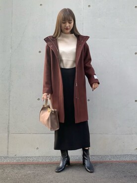 ちほさん(レディース・163cm)の冬コーディネート