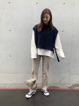 ちほさん(レディース・163cm)の春コーディネート